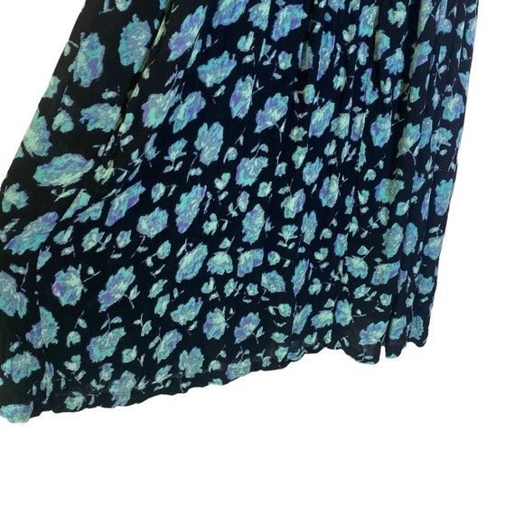 GO SOFTLY PATIO CAFTAN dress women sz Small flowy loose lightweight comfy floral - Picture 4 of 7